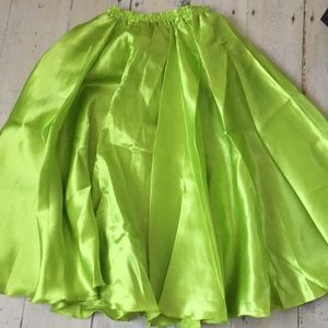 Bellydance tribal ats yard skirt green
